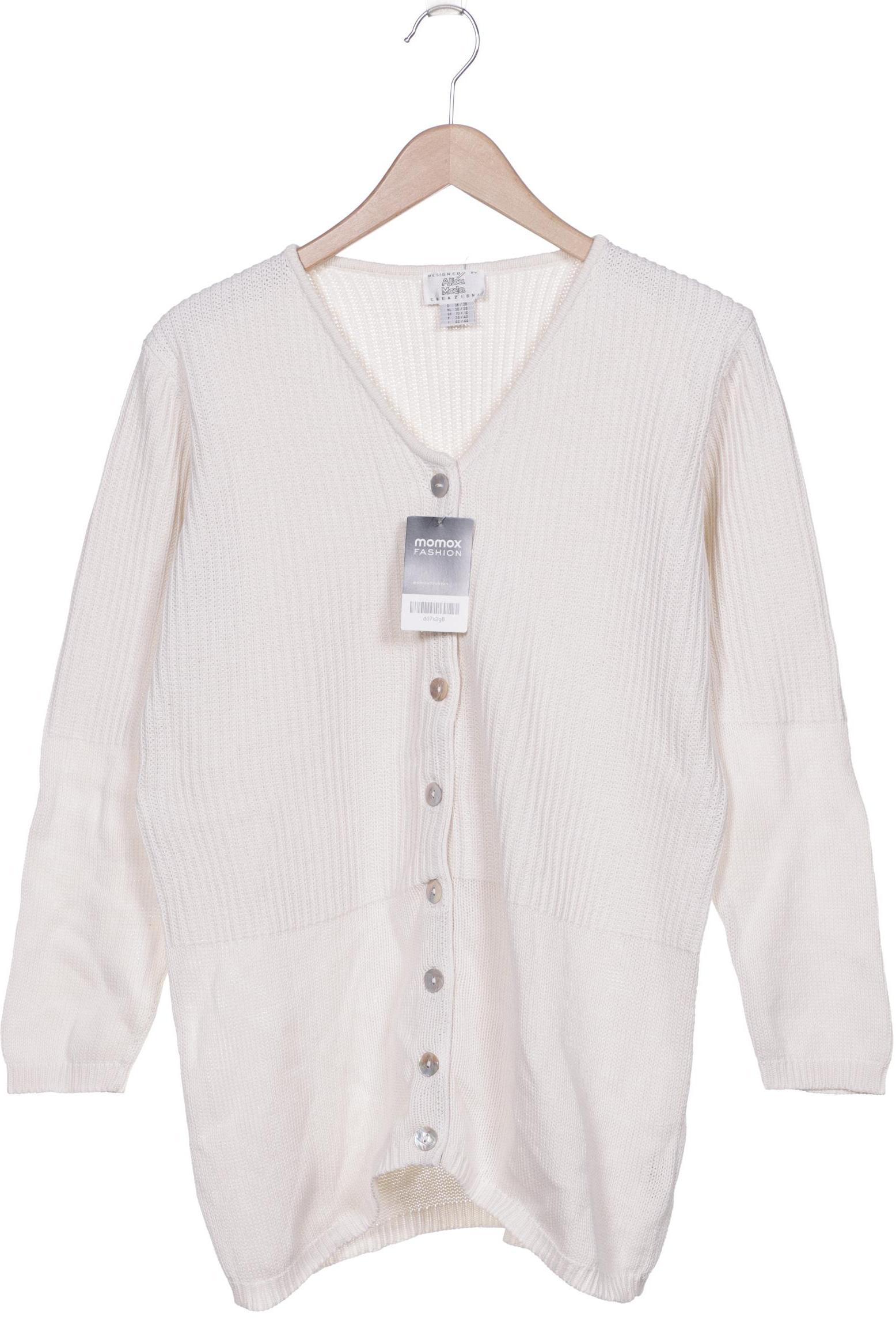 

Alba Moda Damen Strickjacke, cremeweiß, Gr. 36