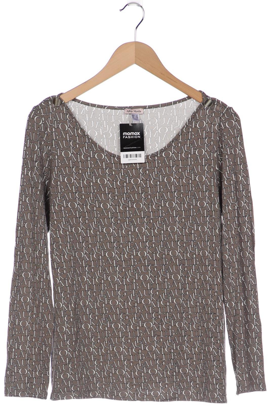 

Alba Moda Damen Langarmshirt, grau, Gr. 40