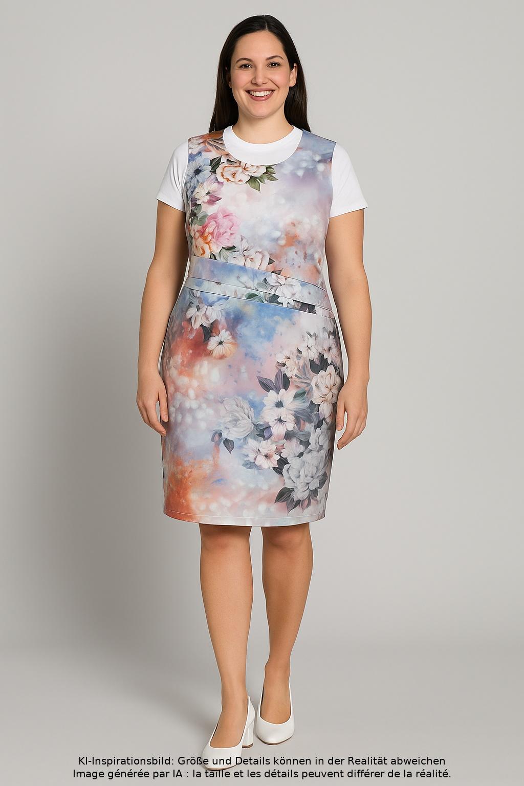 

Alba Moda Damen Kleid, mehrfarbig, Gr. 46