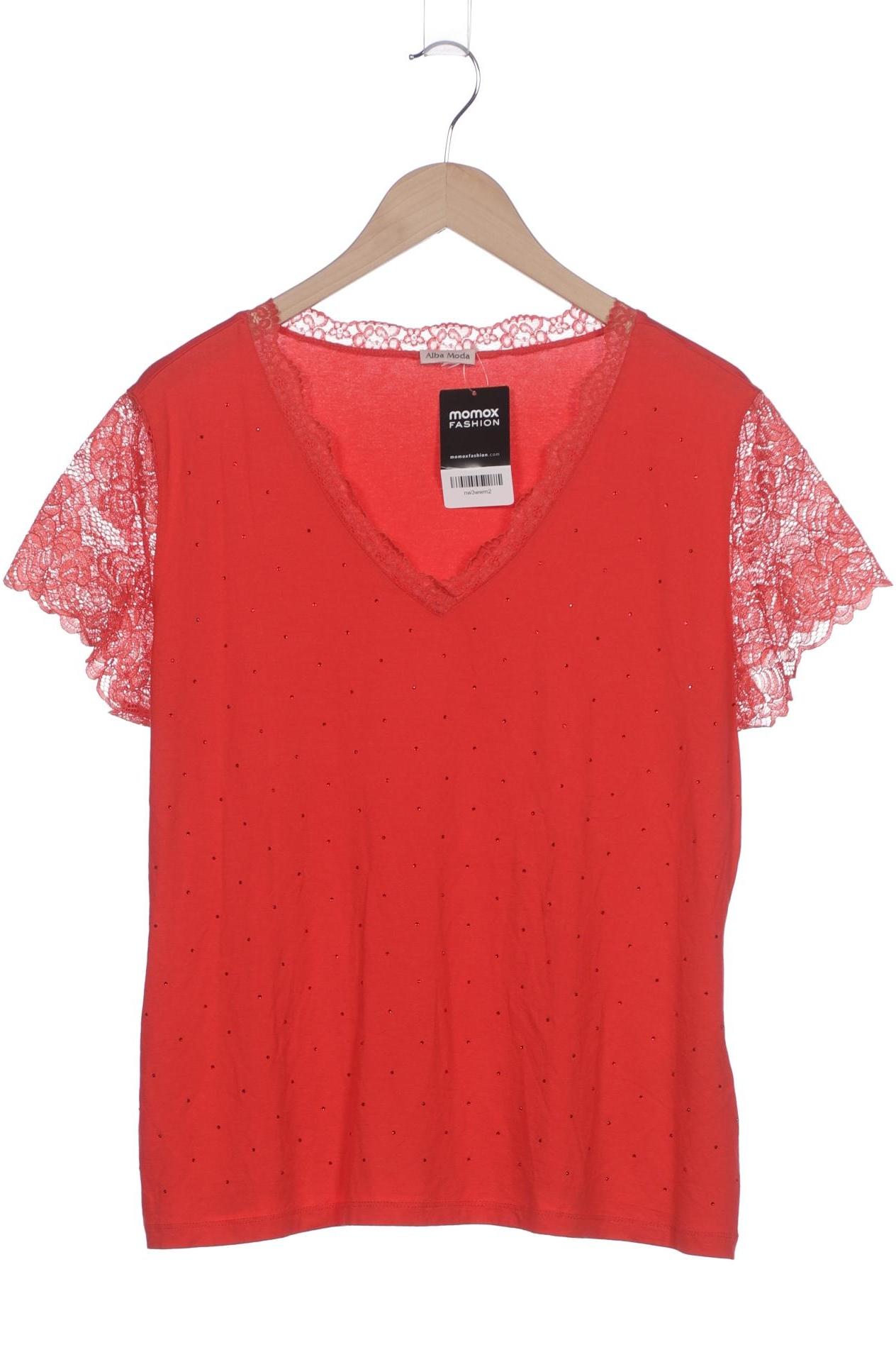 

Alba Moda Damen T-Shirt, rot, Gr. 44