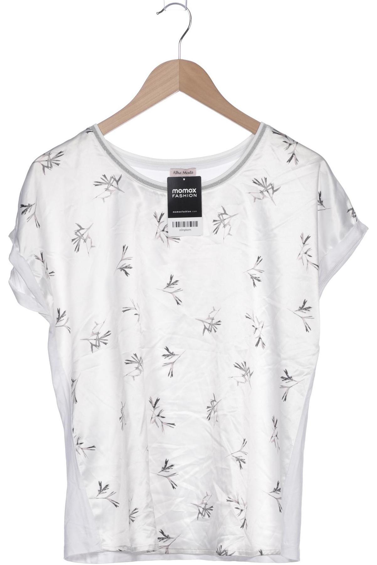 

Alba Moda Damen T-Shirt, weiß, Gr. 38