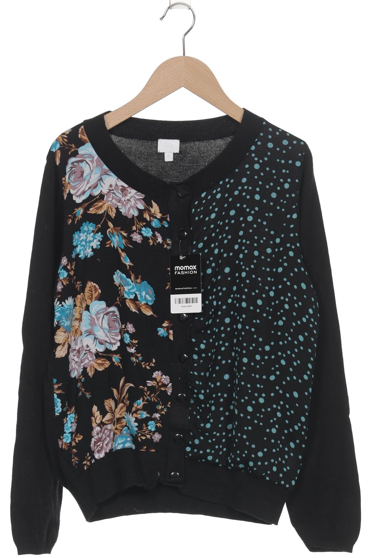 

Alba Moda Damen Strickjacke, schwarz, Gr. 40