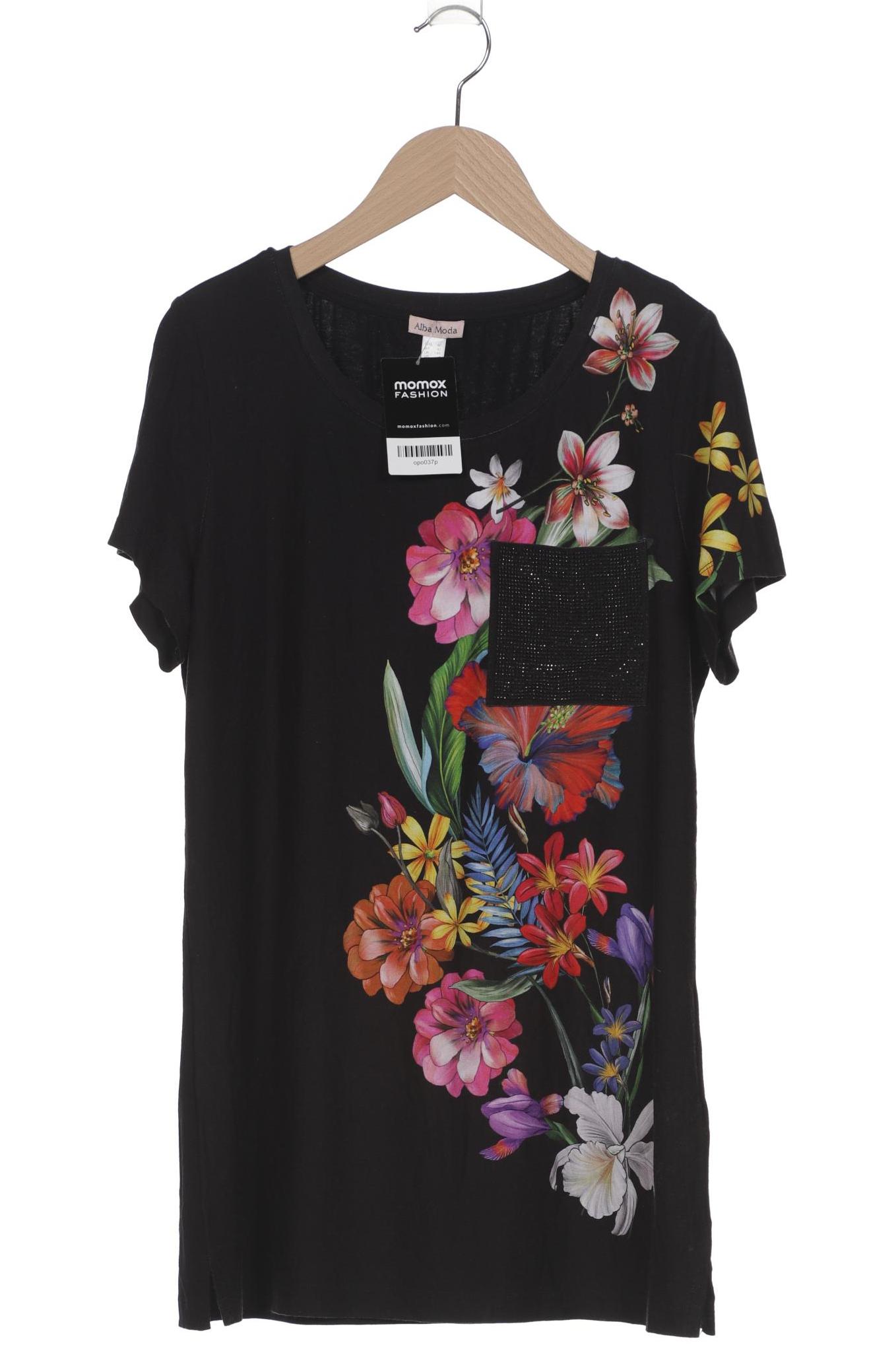 

Alba Moda Damen T-Shirt, schwarz, Gr. 40