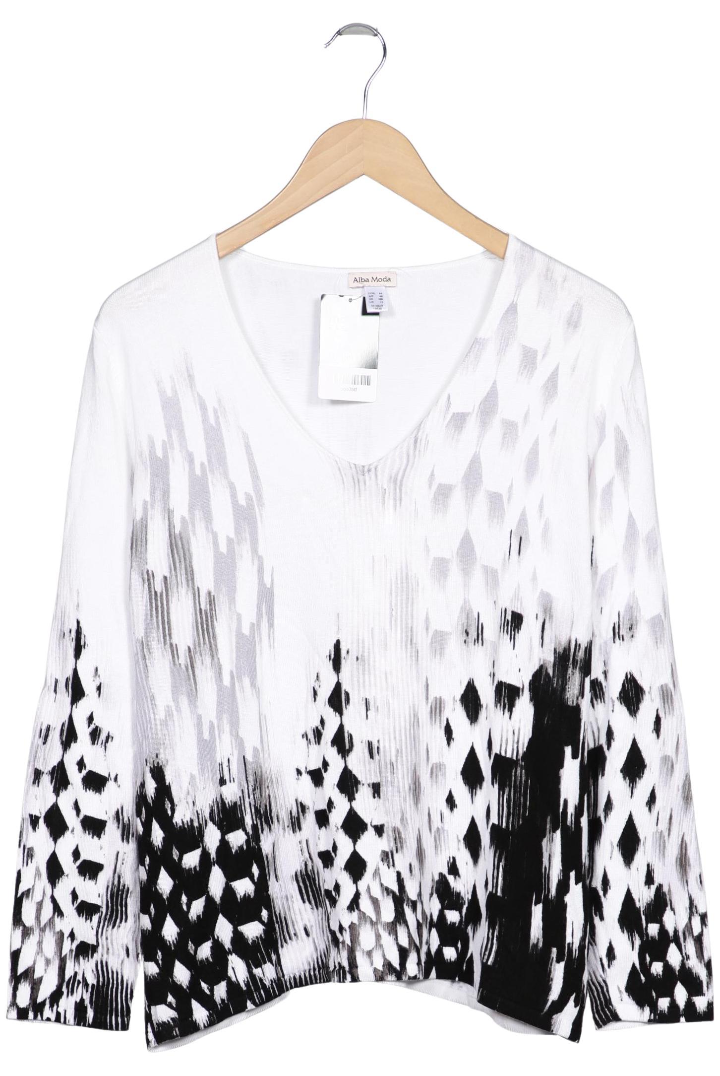 

Alba Moda Damen Pullover, weiß, Gr. 44