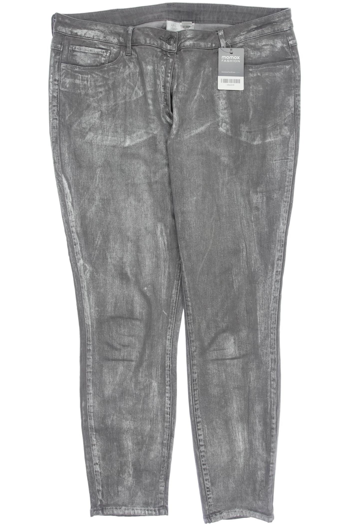 Thumbnail - Alba Moda Damen Jeans, grau, Gr. 46