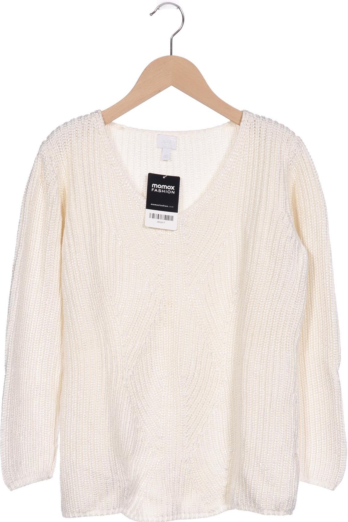 

Alba Moda Damen Pullover, weiß, Gr. 40