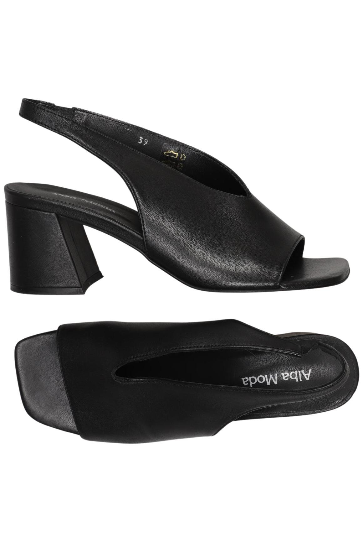

Alba Moda Damen Sandale, schwarz, Gr. 39