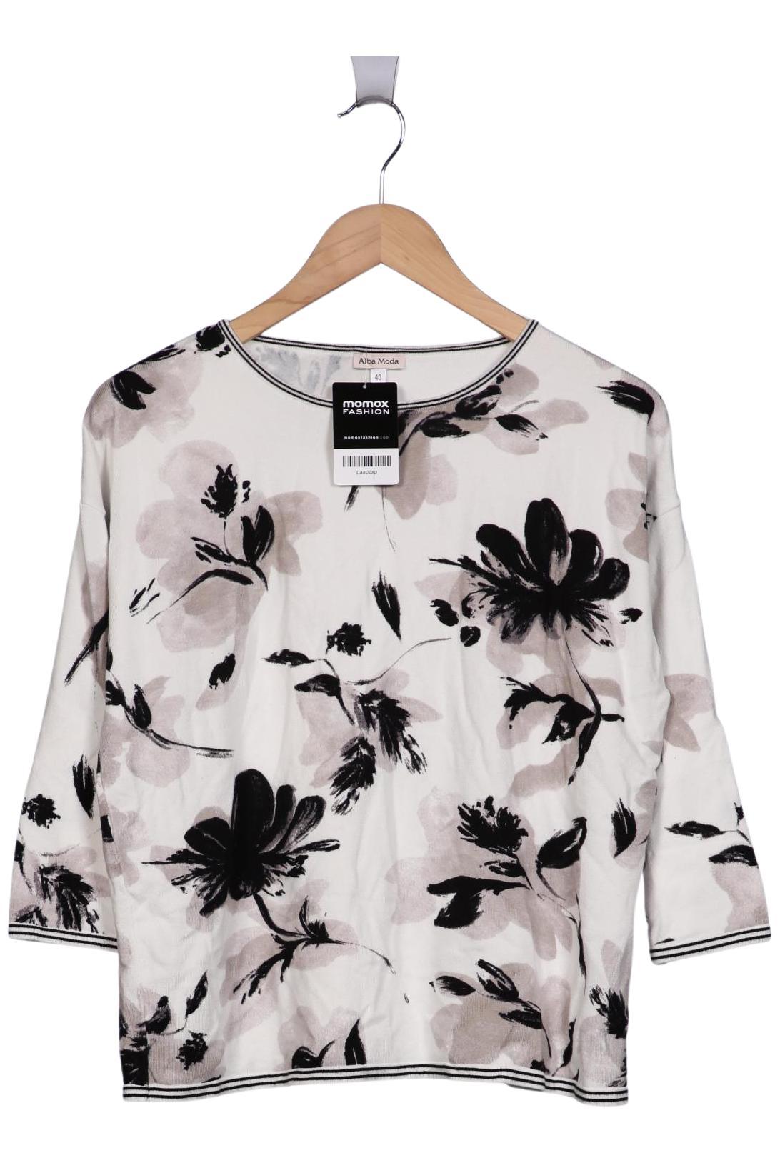 

Alba Moda Damen Pullover, weiß, Gr. 40