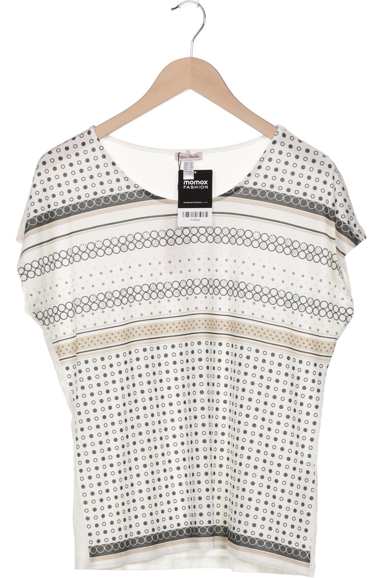 

Alba Moda Damen T-Shirt, weiß, Gr. 38
