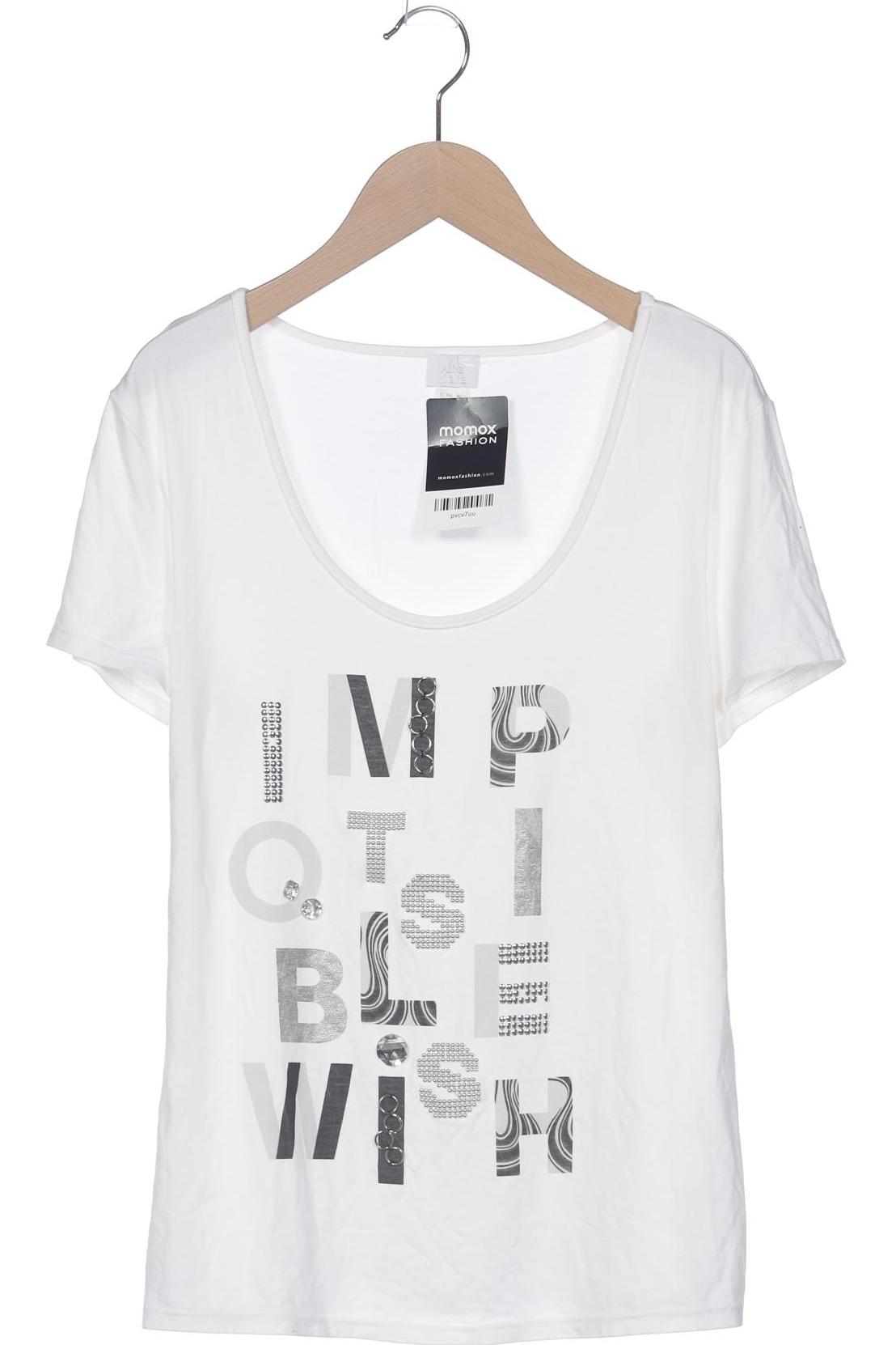 

Alba Moda Damen T-Shirt, weiß, Gr. 40