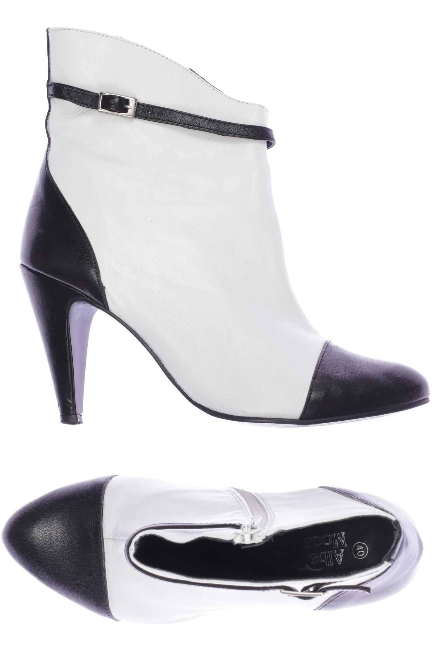 

Alba Moda Damen Stiefelette, weiß, Gr. 40