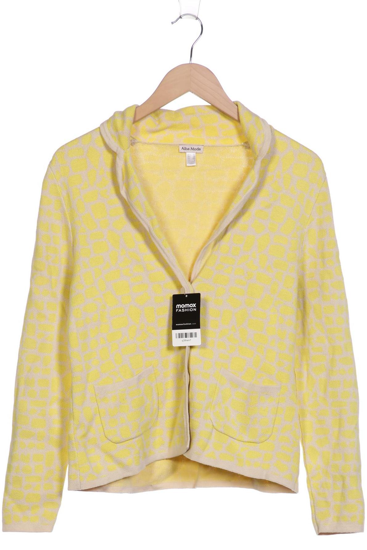 

Alba Moda Damen Strickjacke, gelb, Gr. 38