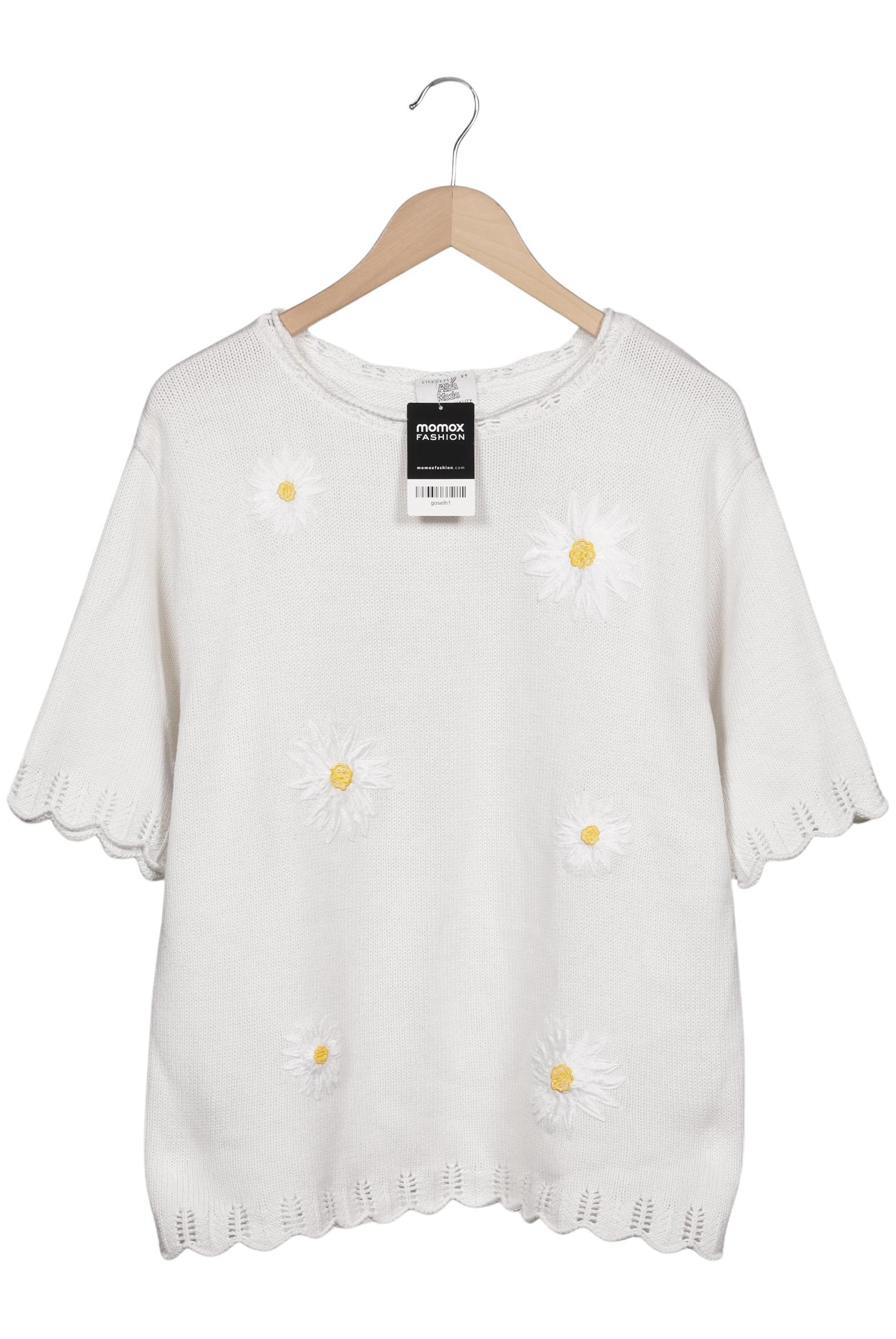 

Alba Moda Damen Pullover, weiß, Gr. 44