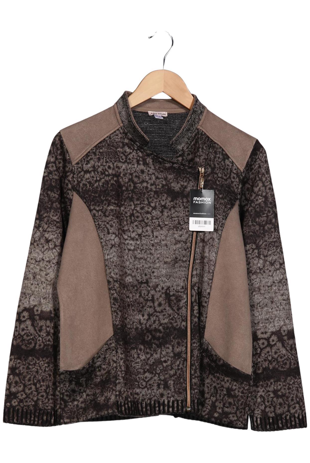 

Alba Moda Damen Strickjacke, grün, Gr. 44