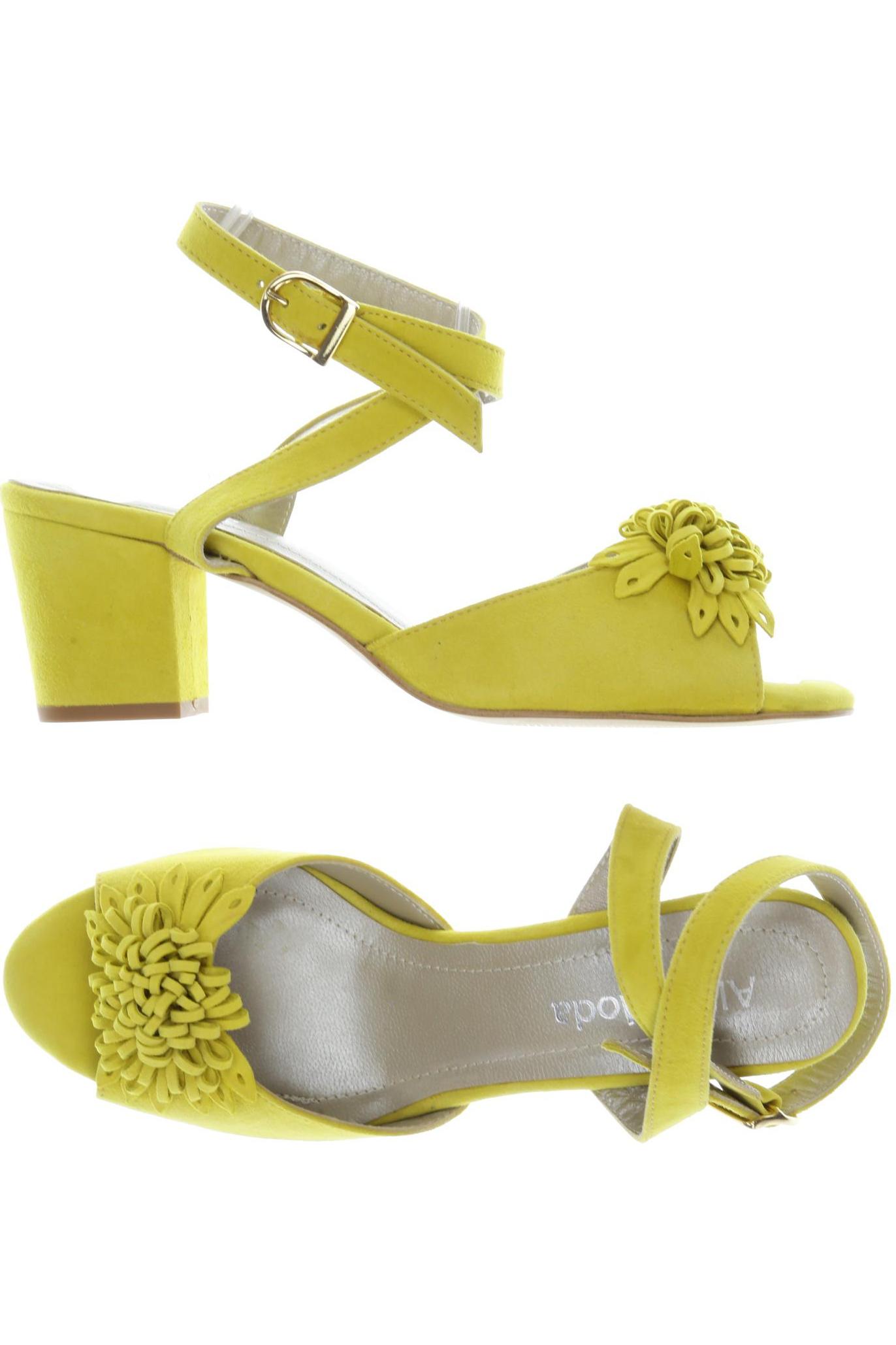 

Alba Moda Damen Sandale, gelb, Gr. 40