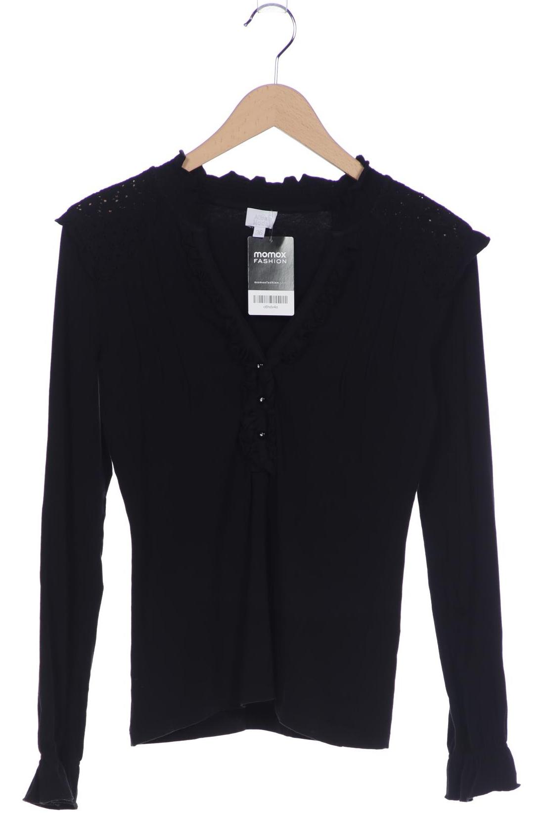 

Alba Moda Damen Langarmshirt, schwarz, Gr. 36