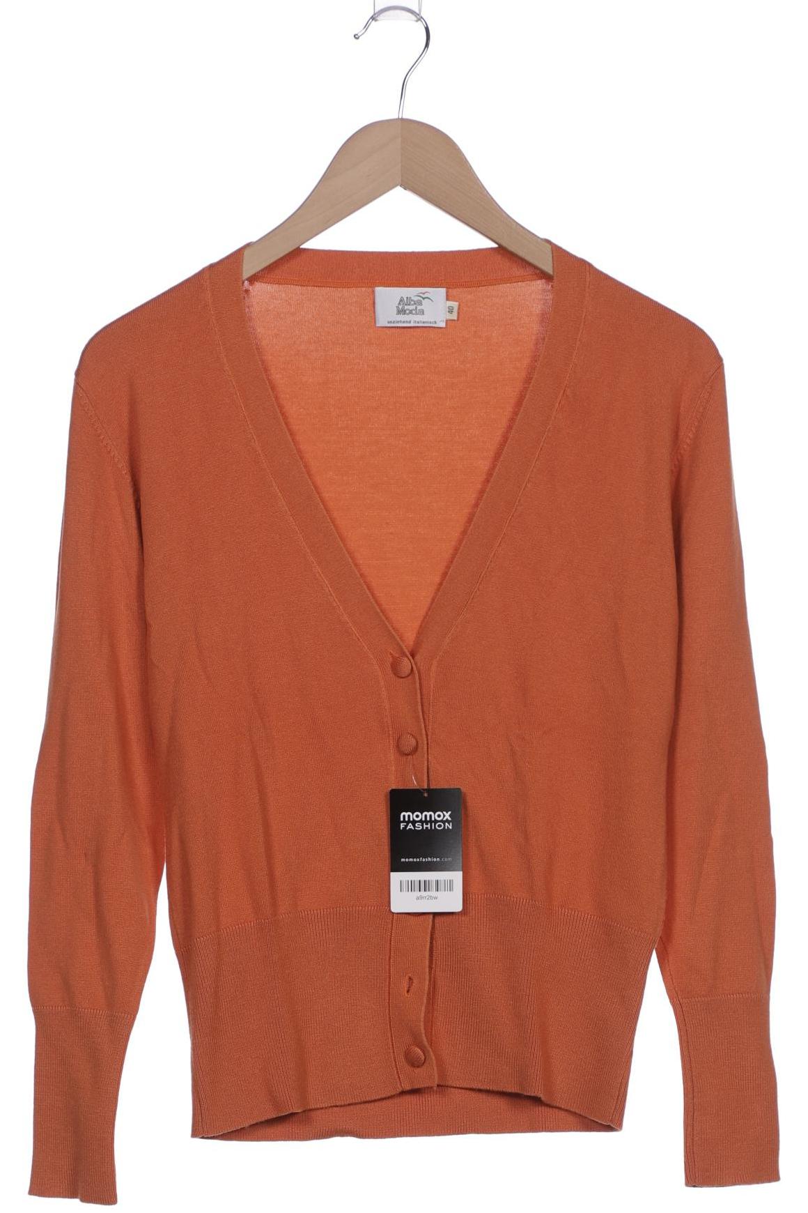 

Alba Moda Damen Strickjacke, orange, Gr. 40
