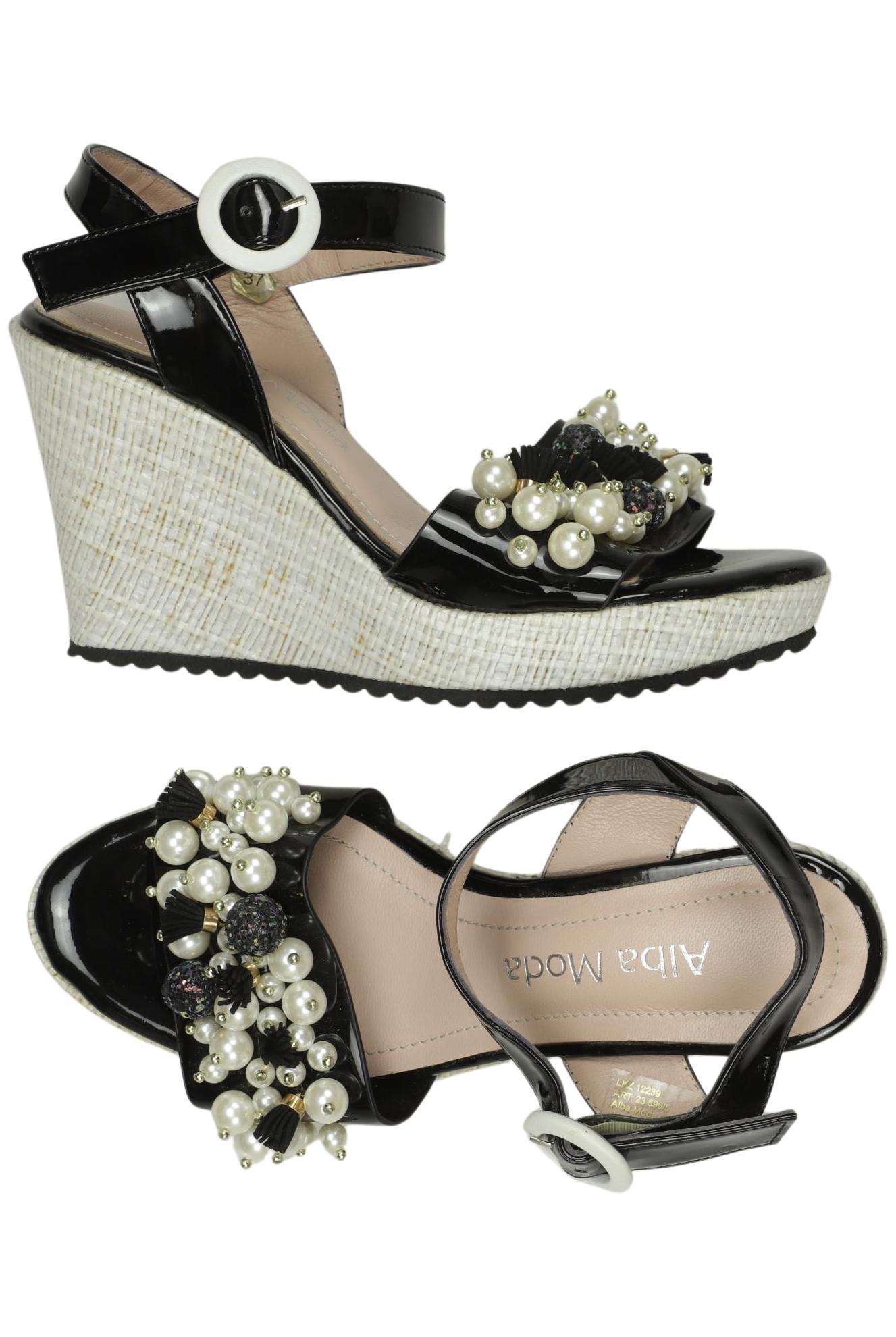 

Alba Moda Damen Sandale, schwarz, Gr. 37