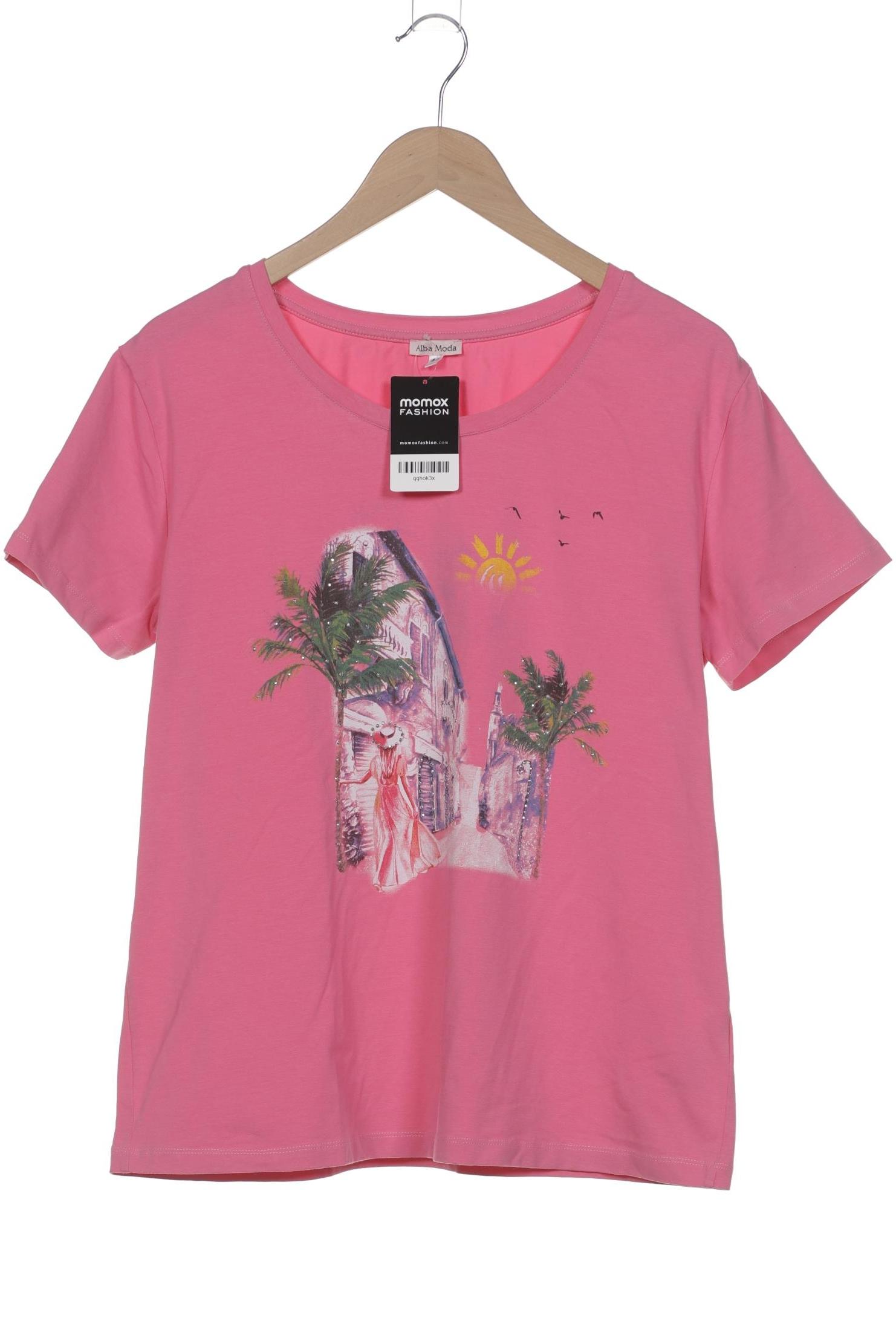

Alba Moda Damen T-Shirt, pink, Gr. 44