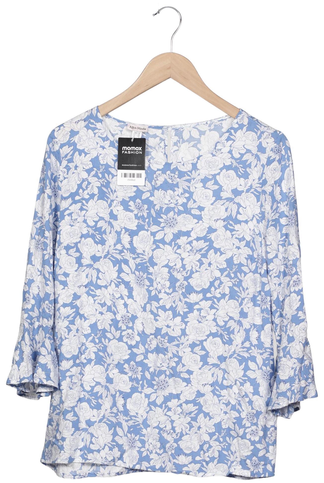 

Alba Moda Damen Bluse, blau, Gr. 40