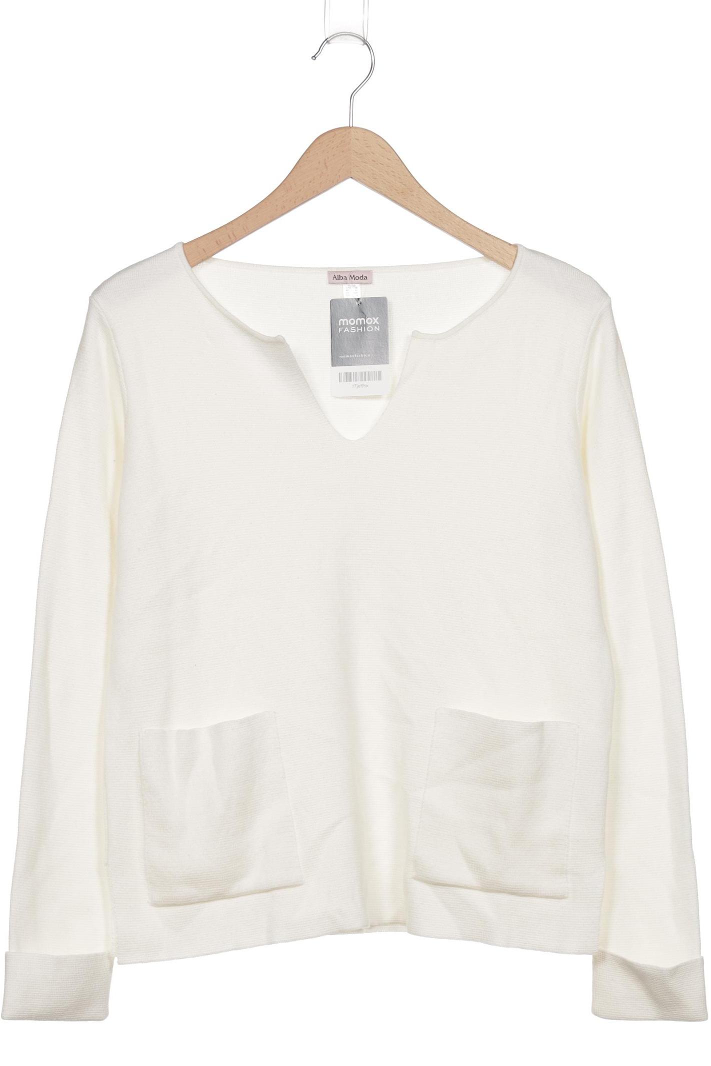 

Alba Moda Damen Pullover, weiß, Gr. 38