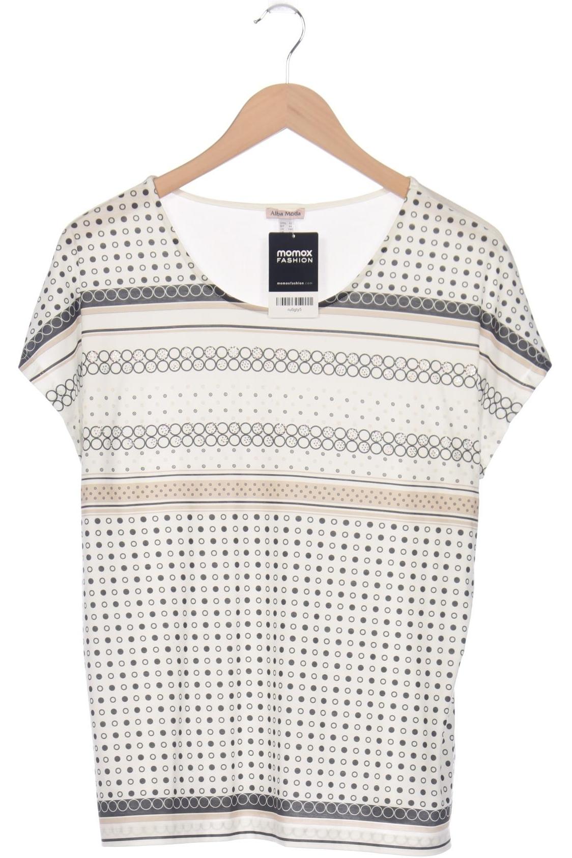 

Alba Moda Damen T-Shirt, weiß, Gr. 42
