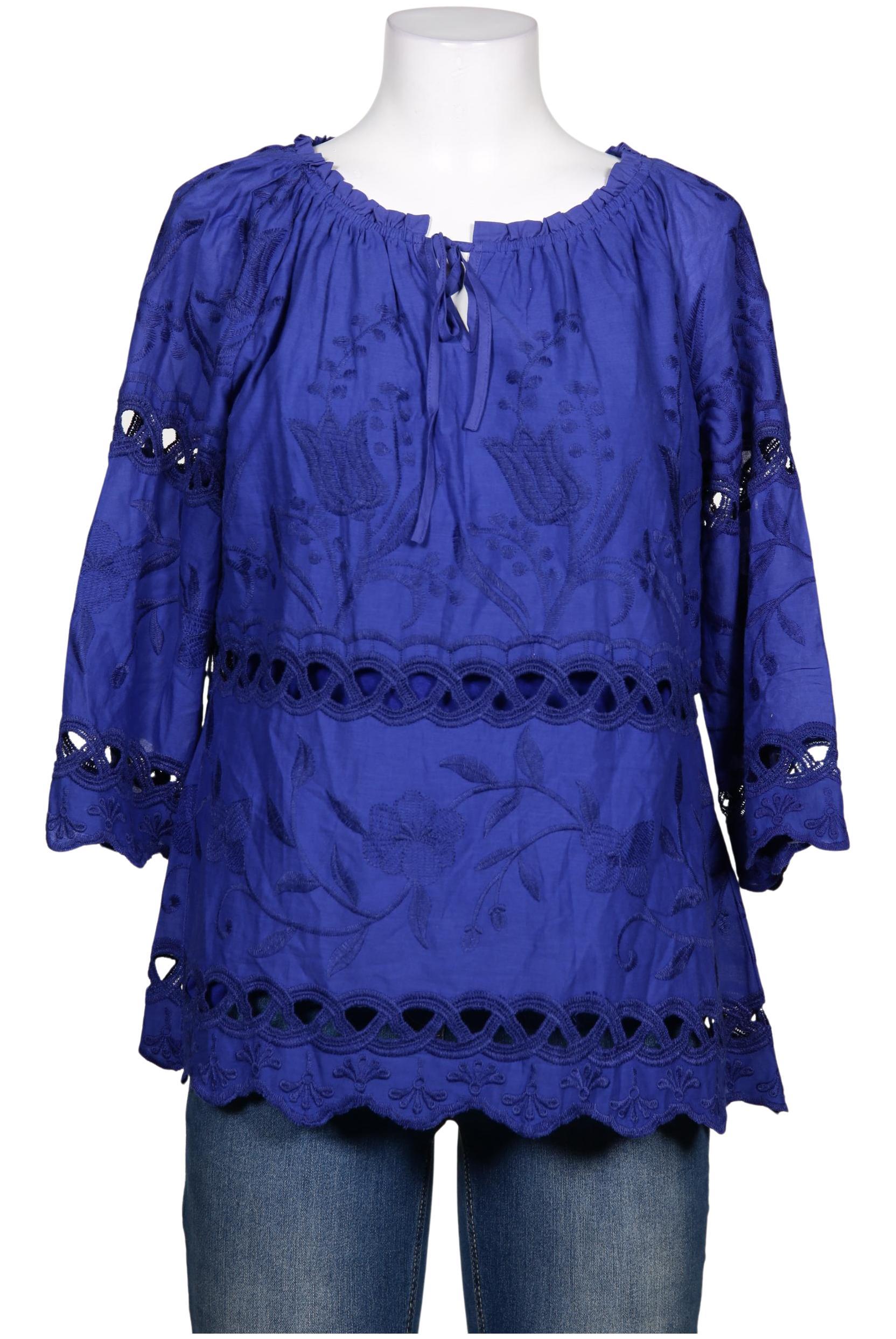 

Alba Moda Damen Bluse, blau, Gr. 38