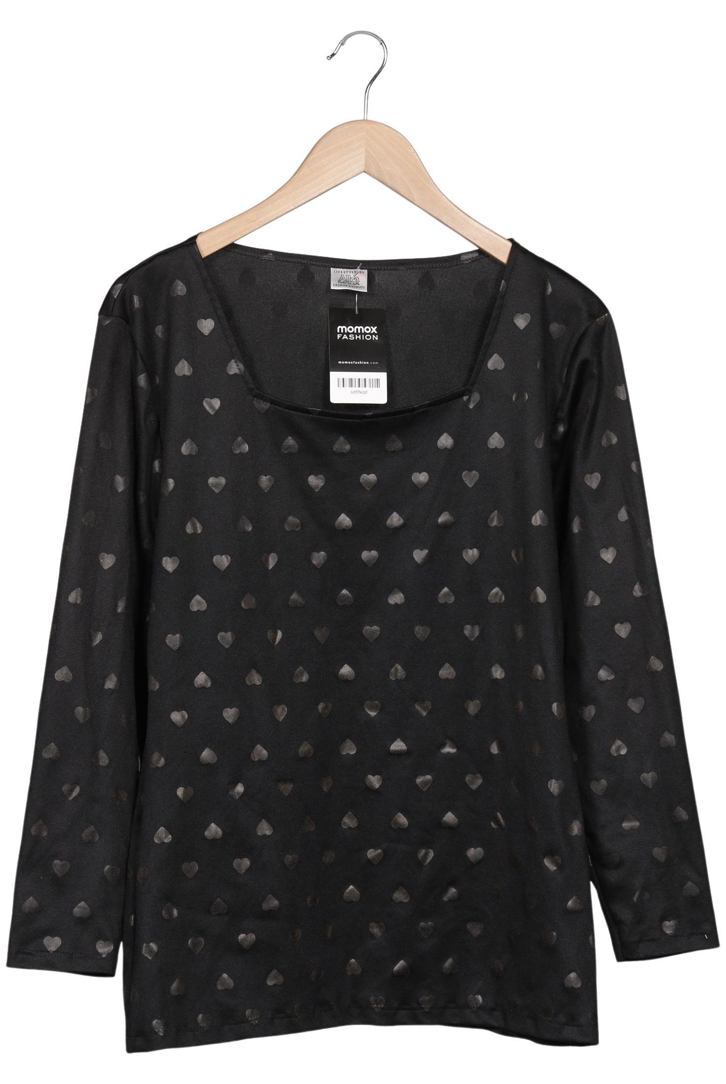 

Alba Moda Damen Langarmshirt, schwarz, Gr. 36