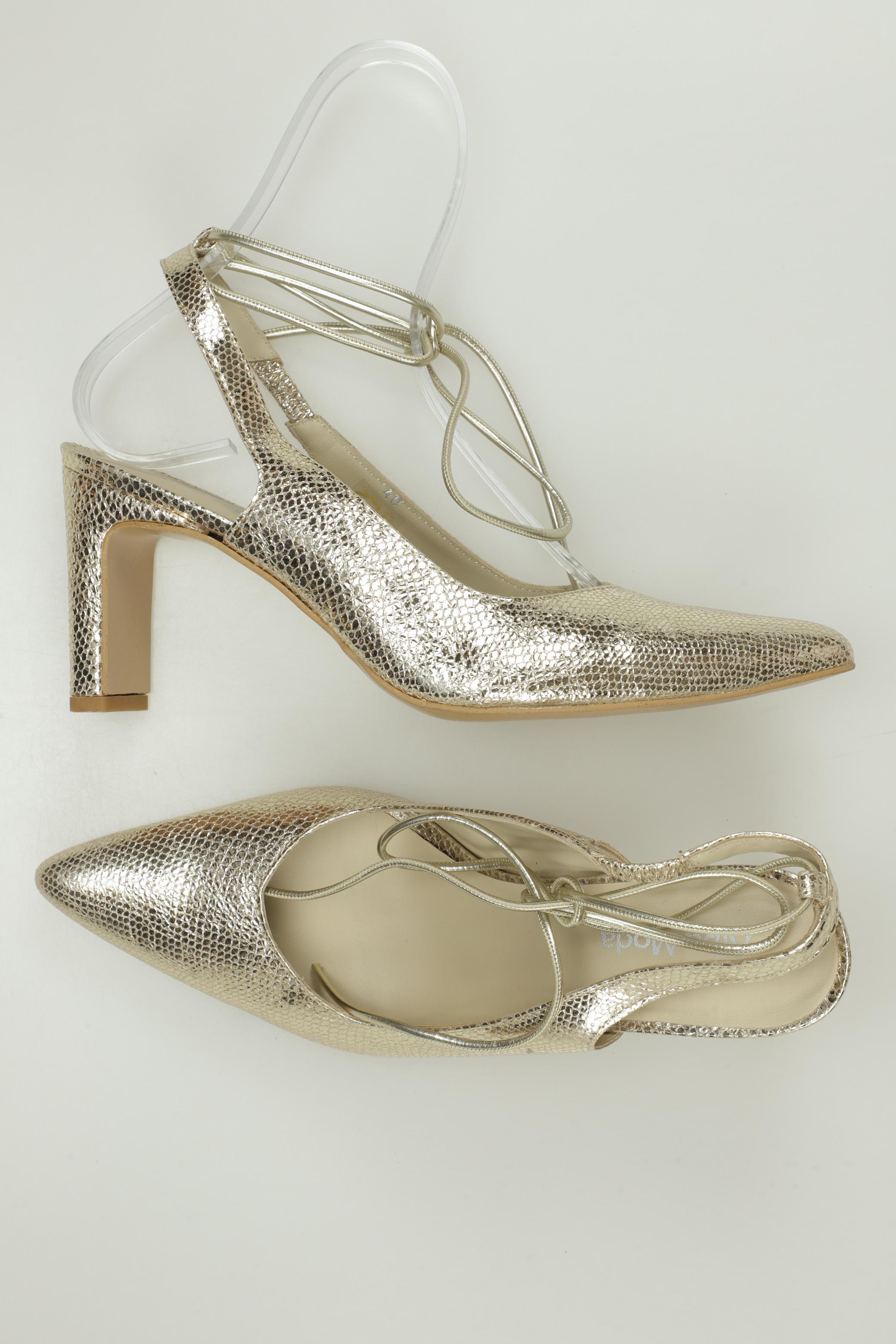 

Alba Moda Damen Pumps, gold, Gr. 40