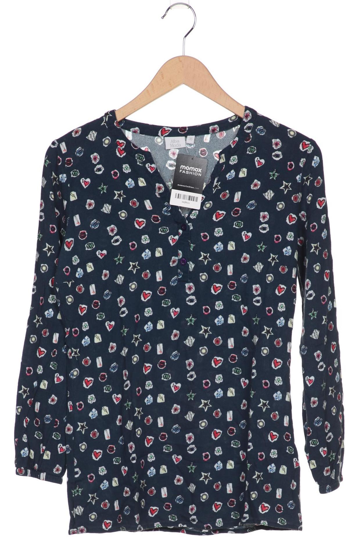 

Alba Moda Damen Langarmshirt, marineblau
