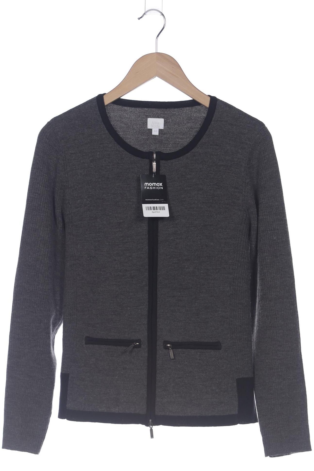 

Alba Moda Damen Strickjacke, grau, Gr. 44