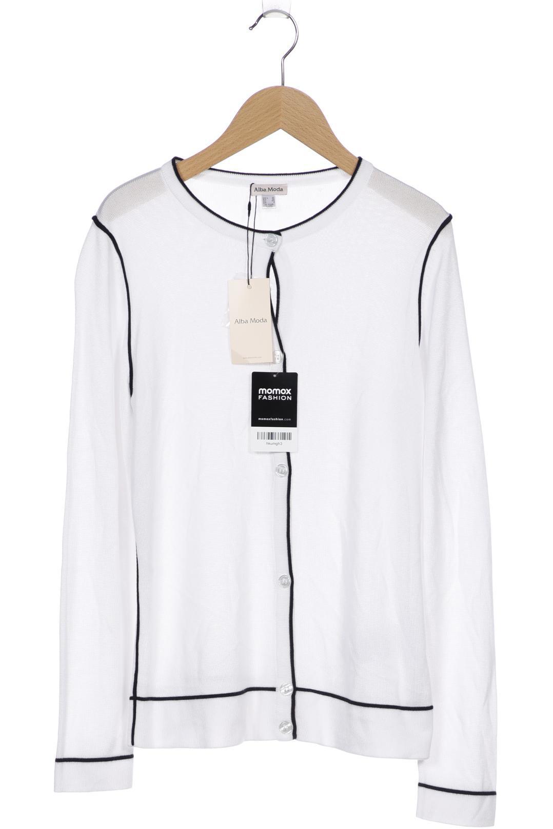 

Alba Moda Damen Strickjacke, weiß