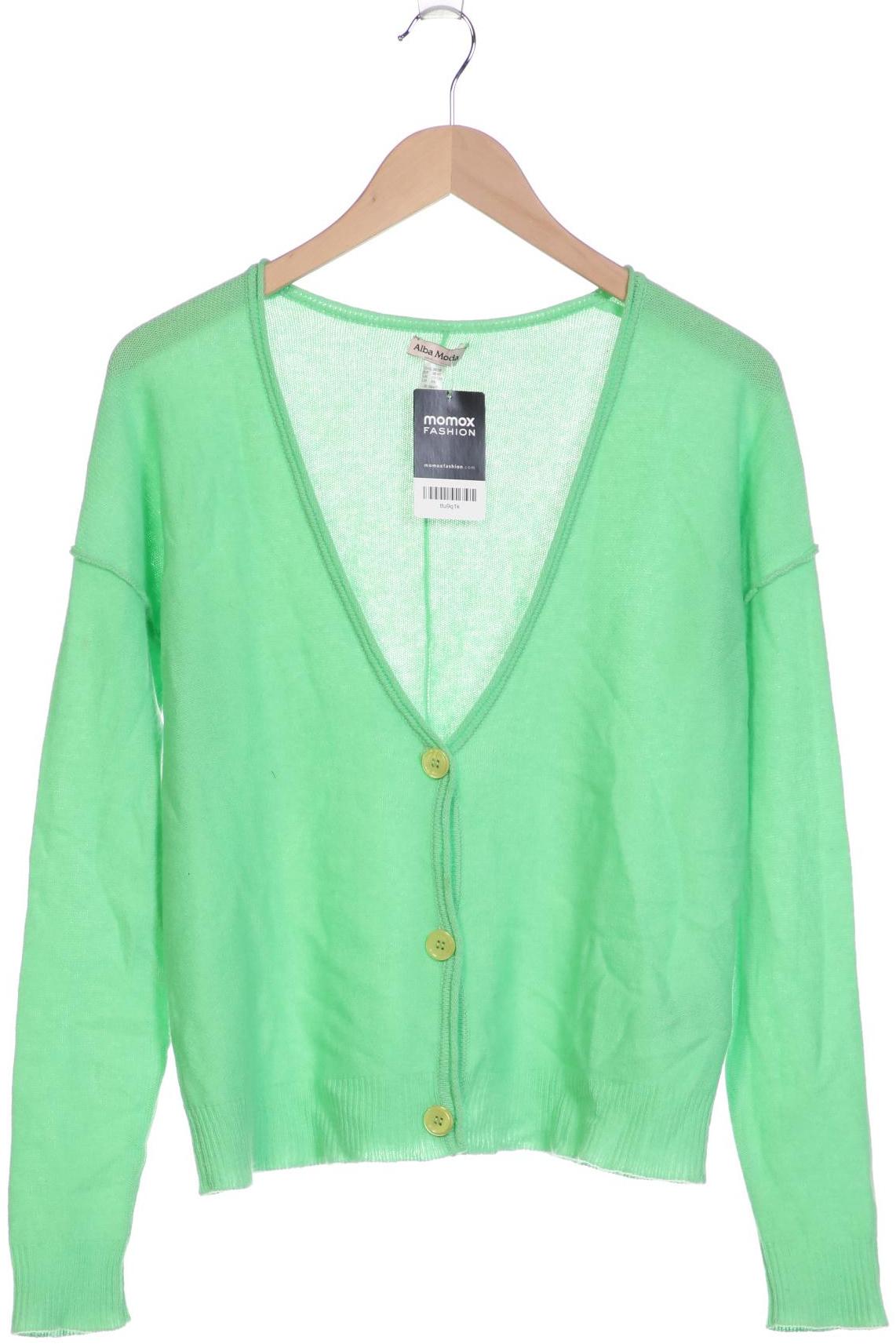 

Alba Moda Damen Strickjacke, grün, Gr. 36