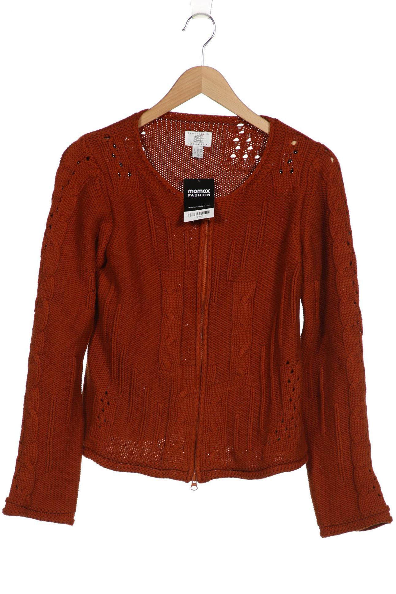 

Alba Moda Damen Strickjacke, orange, Gr. 36