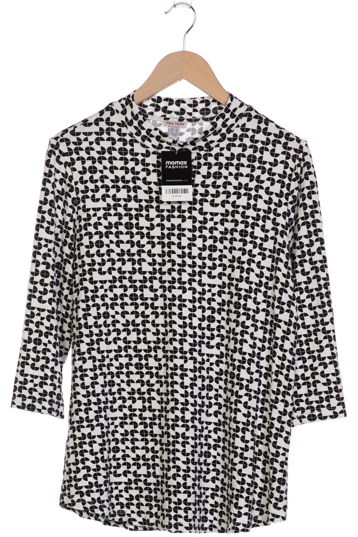 

Alba Moda Damen Langarmshirt, weiß, Gr. 42