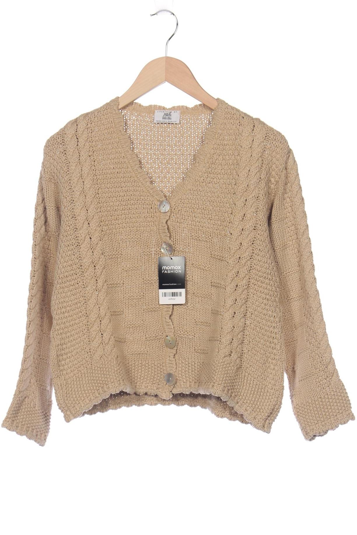 

Alba Moda Damen Strickjacke, beige, Gr. 36