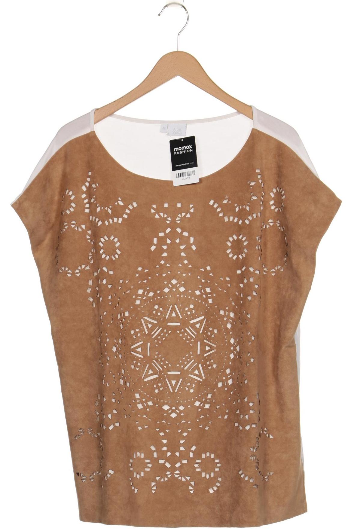 

Alba Moda Damen T-Shirt, beige, Gr. 46