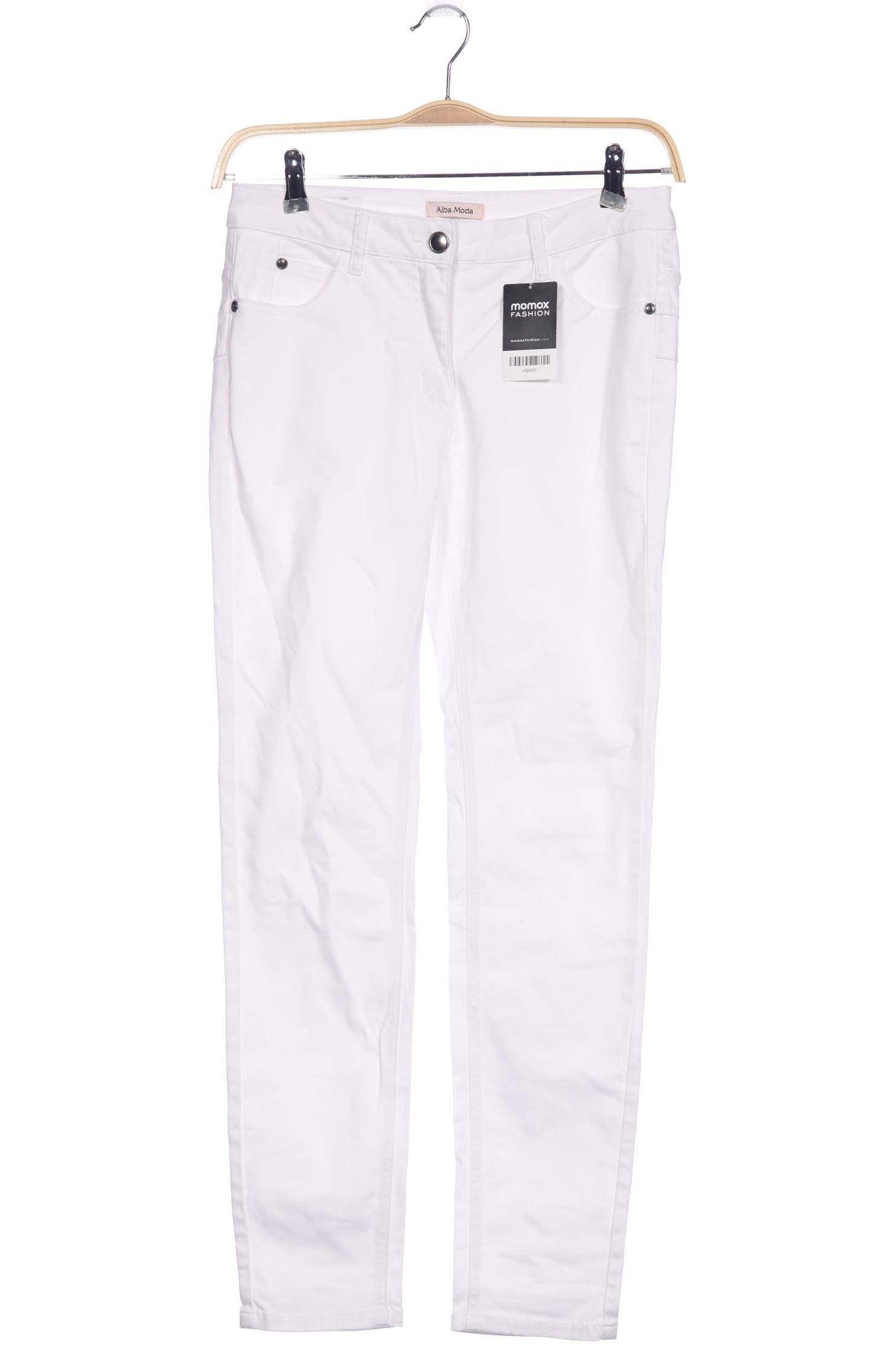 

Alba Moda Damen Jeans, weiß, Gr. 38