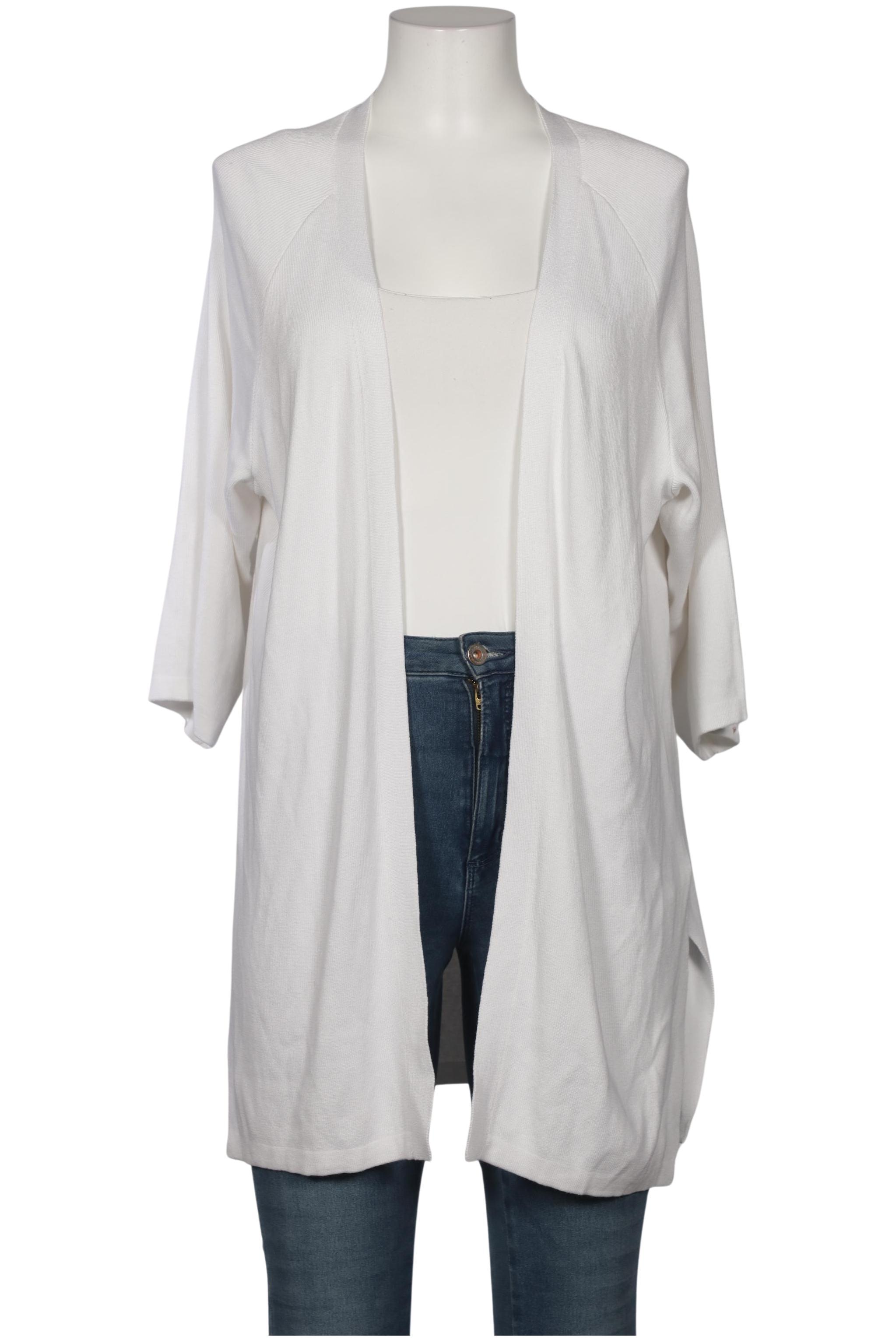 

Alba Moda Damen Strickjacke, weiß, Gr. 40