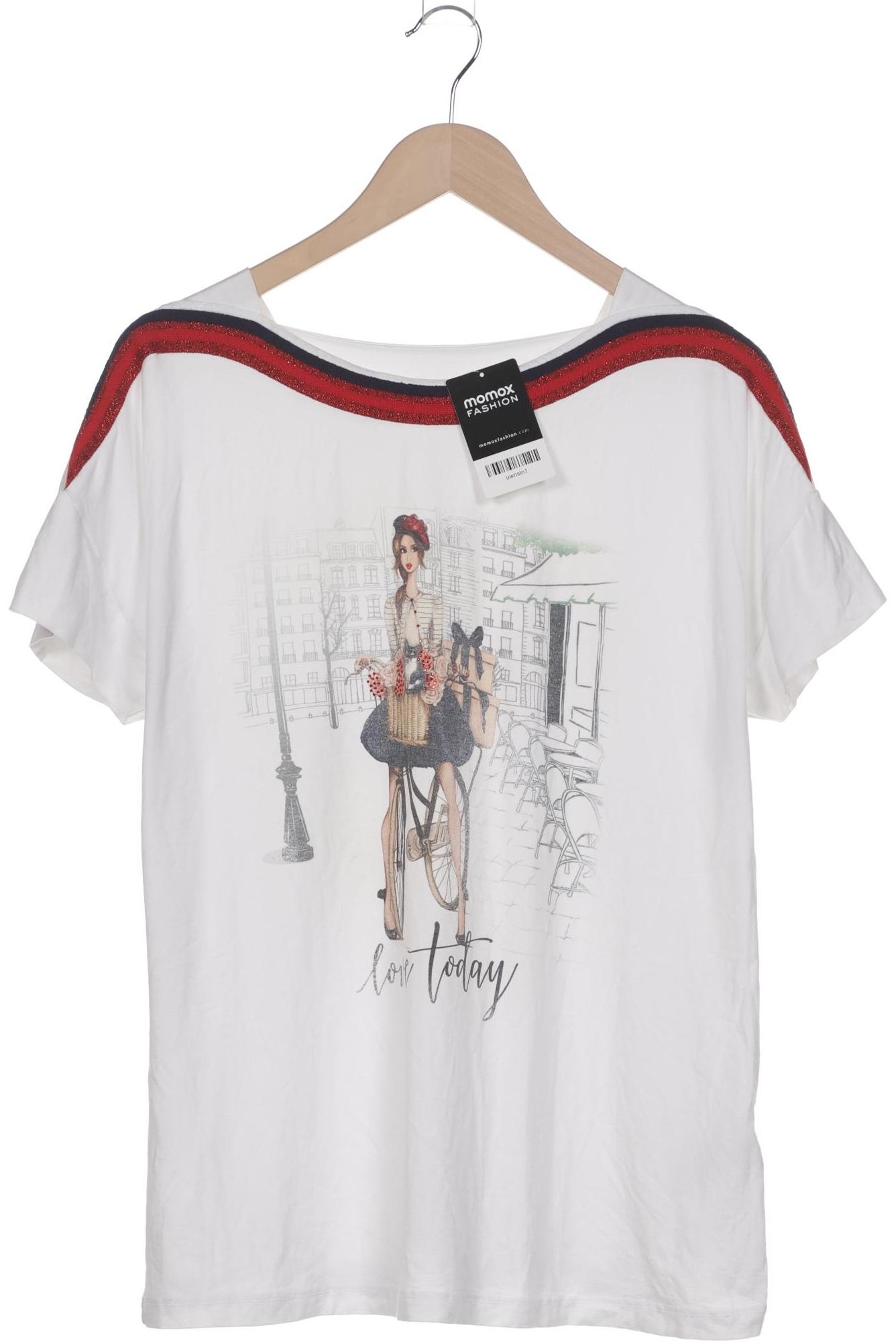 

Alba Moda Damen T-Shirt, weiß, Gr. 44