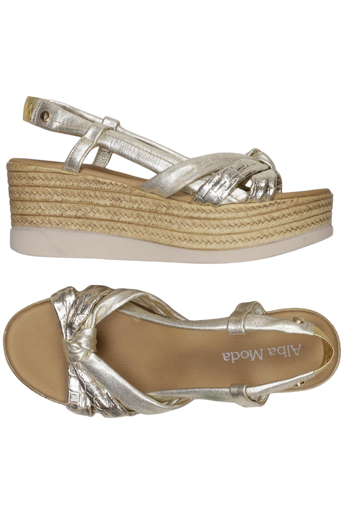 

Alba Moda Damen Sandale, silber, Gr. 39