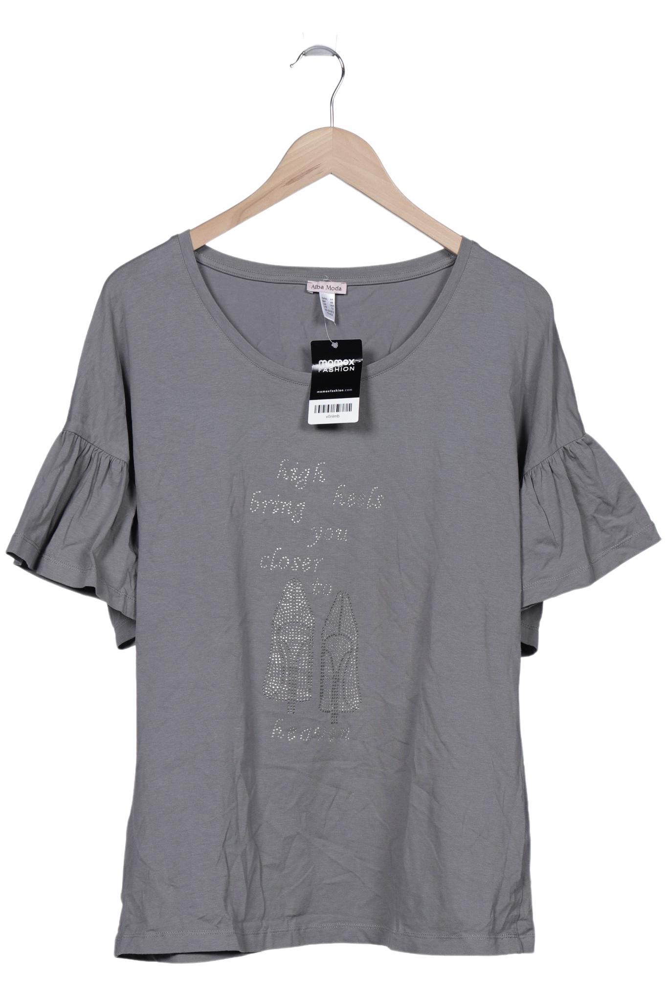 

Alba Moda Damen T-Shirt, grau, Gr. 44