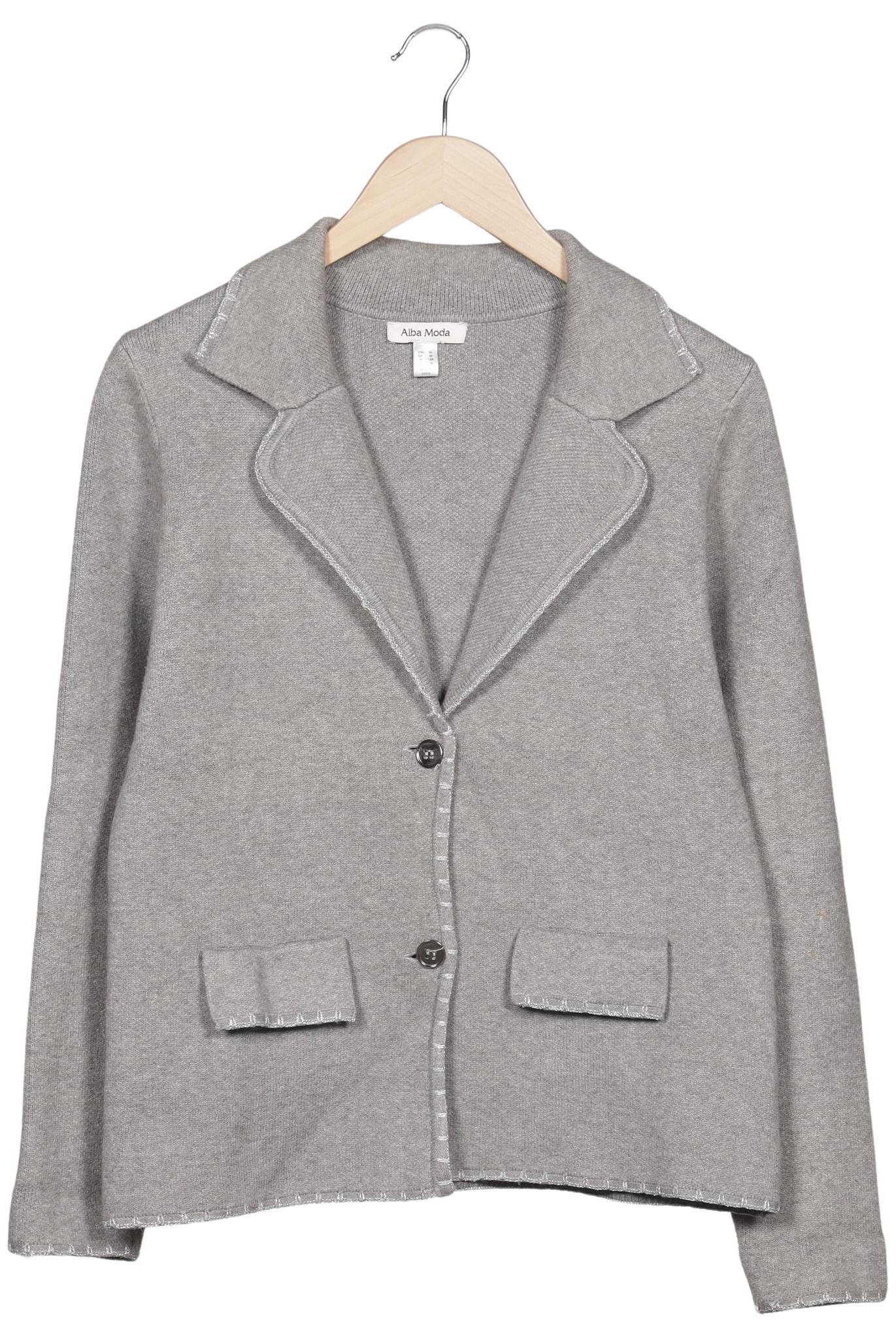 

Alba Moda Damen Strickjacke, grau, Gr. 42