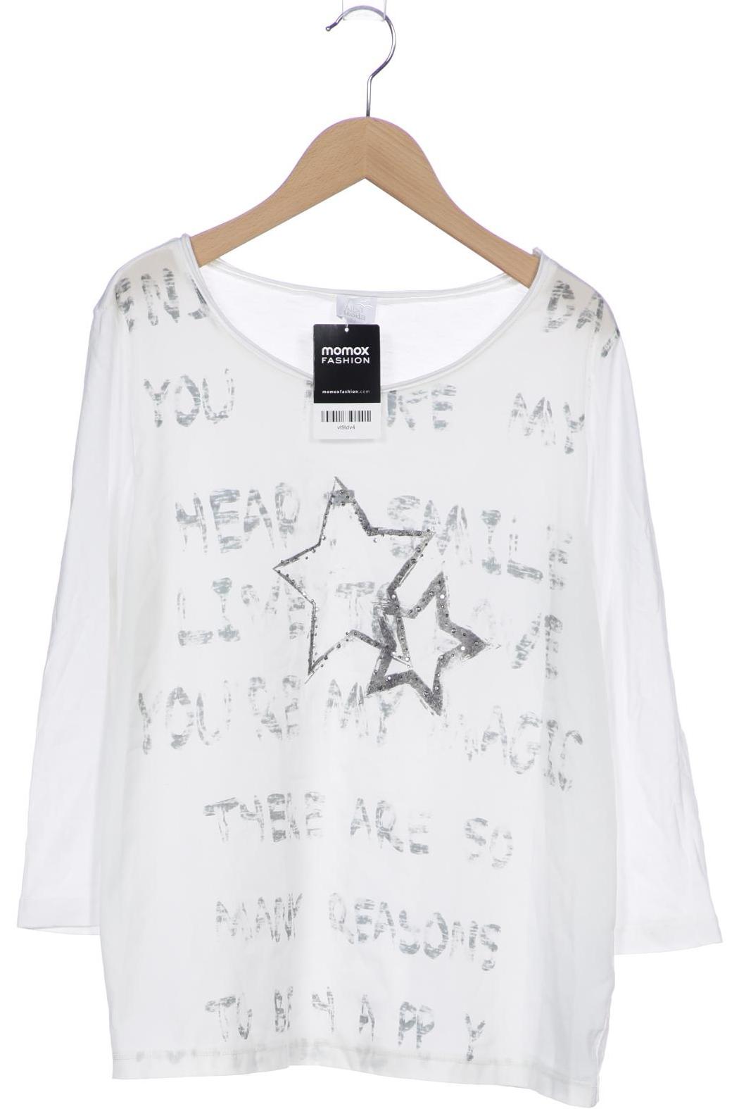 

Alba Moda Damen Langarmshirt, weiß, Gr. 38