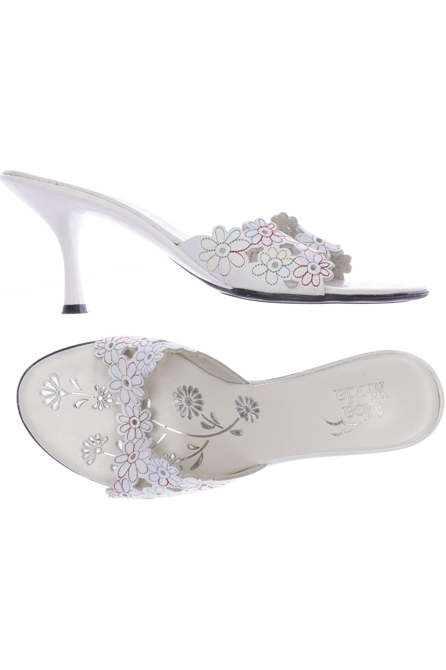 

Alba Moda Damen Sandale, weiß, Gr. 37