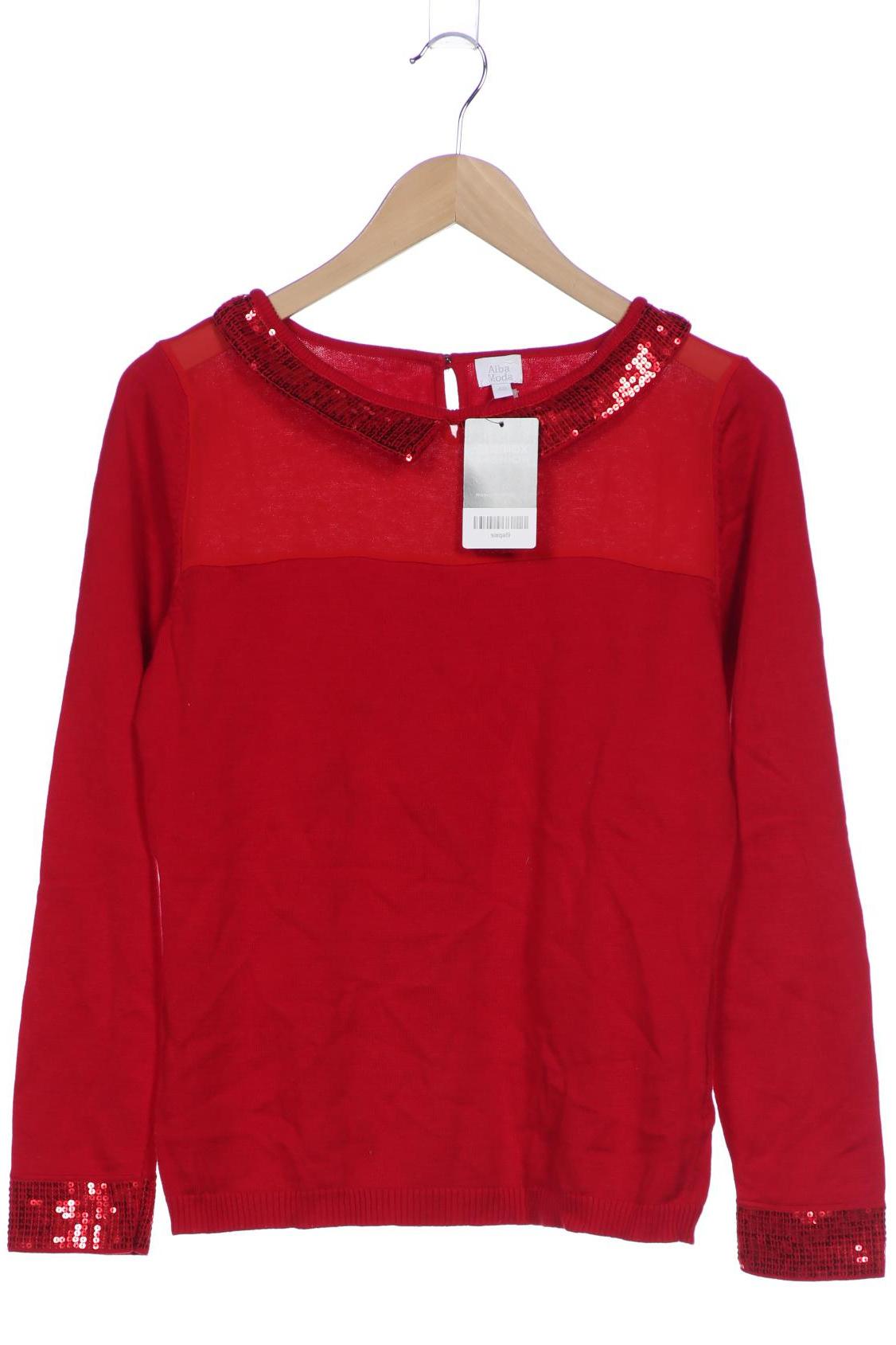 

Alba Moda Damen Pullover, rot, Gr. 40