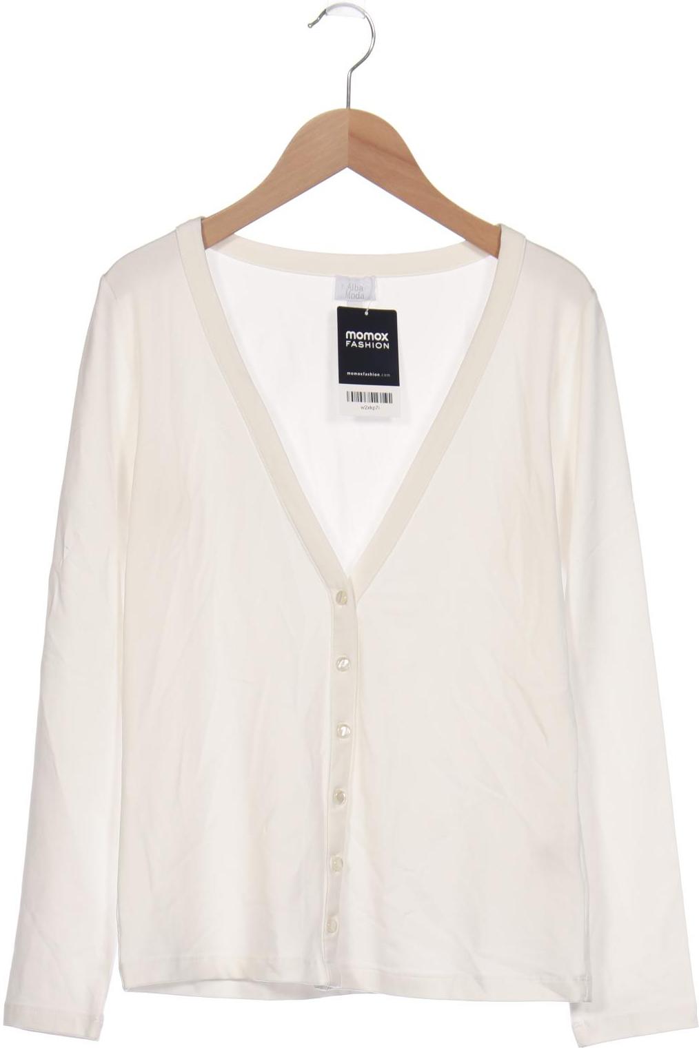 

Alba Moda Damen Langarmshirt, weiß