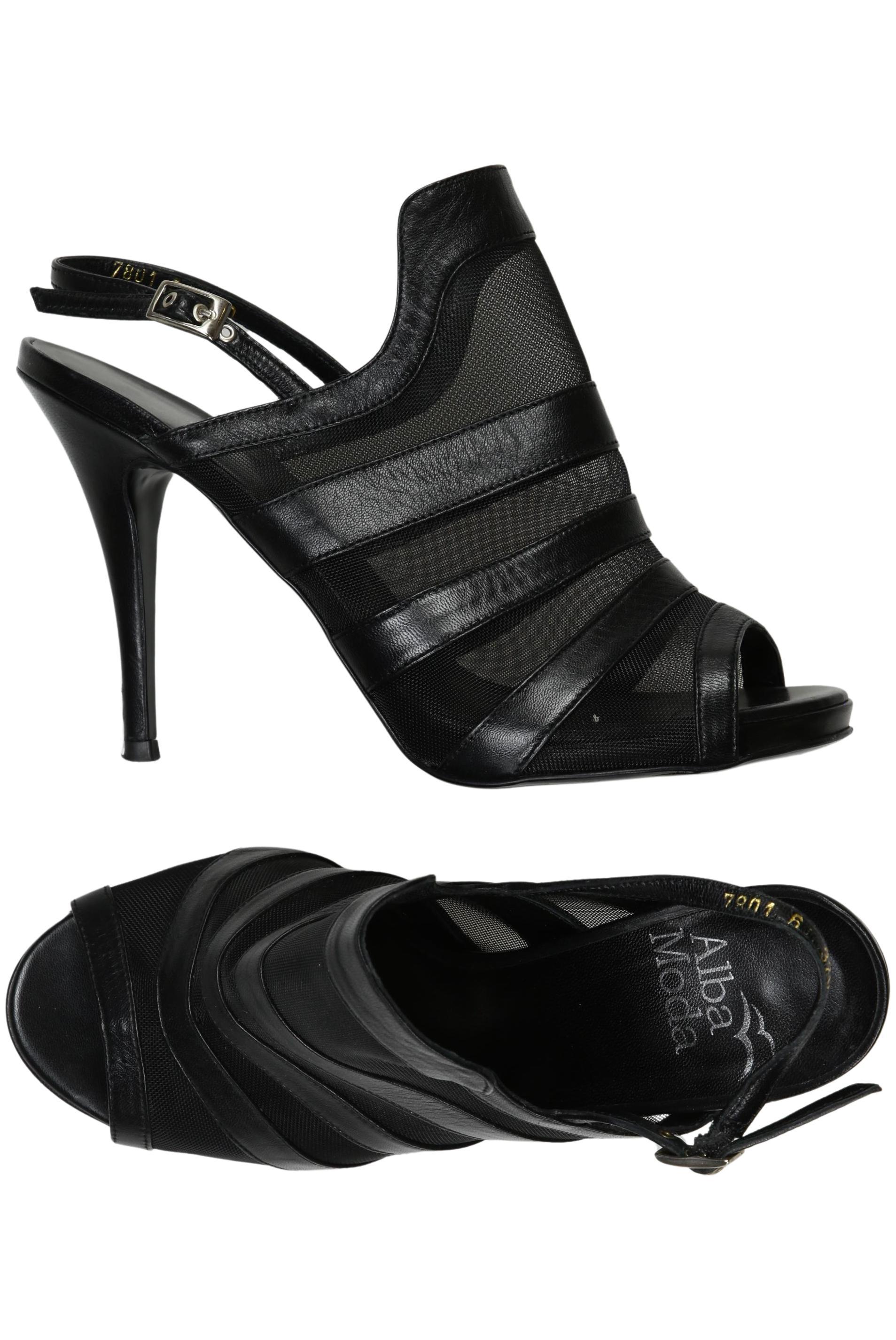 

Alba Moda Damen Sandale, schwarz, Gr. 39