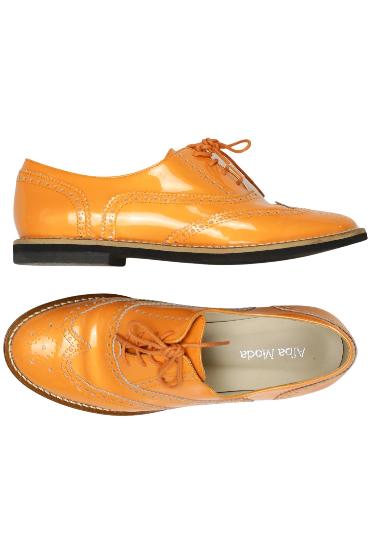 

Alba Moda Damen Halbschuh, orange, Gr. 38