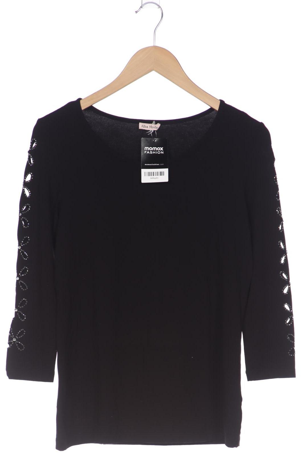 

Alba Moda Damen Langarmshirt, schwarz, Gr. 36